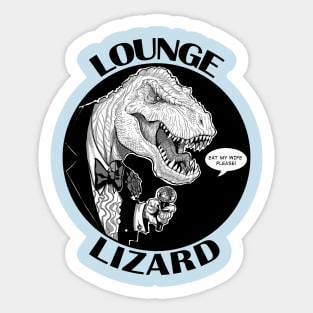 Lounge Lizard Sticker